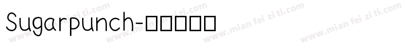 Sugarpunch字体转换