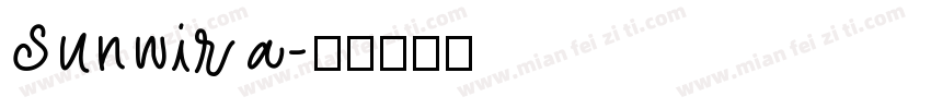 Sunwira字体转换