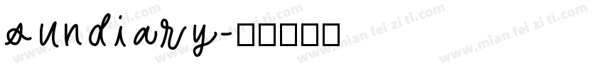 sundiary字体转换