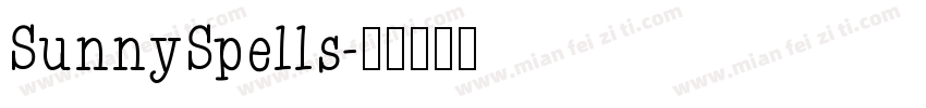 SunnySpells字体转换