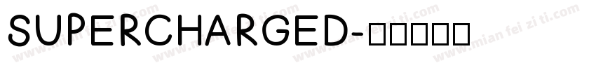 SUPERCHARGED字体转换