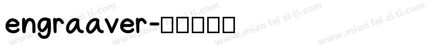 engraaver字体转换
