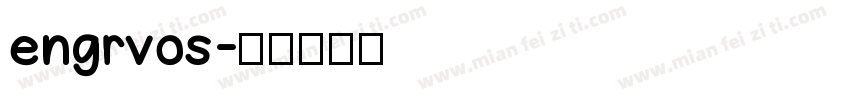 engrvos字体转换