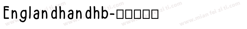 Englandhandhb字体转换