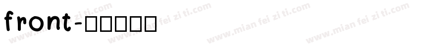 front字体转换