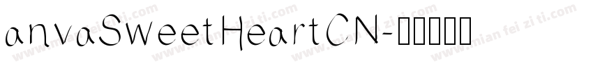 anvaSweetHeartCN字体转换