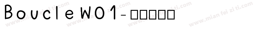 BoucleW01字体转换