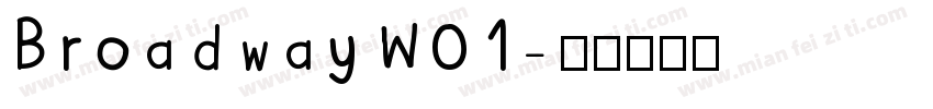 BroadwayW01字体转换
