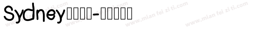Sydney字体下载字体转换