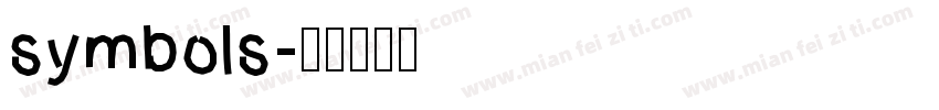 symbols字体转换