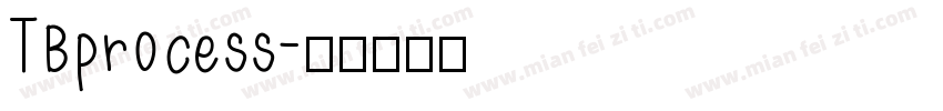 TBprocess字体转换