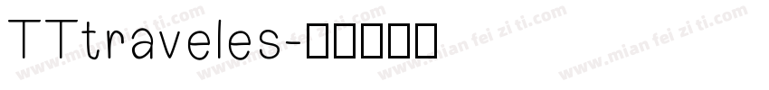 TTtraveles字体转换