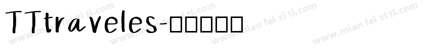 TTtraveles字体转换