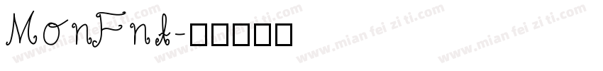 MonFnt字体转换