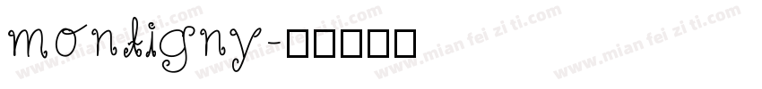 montigny字体转换