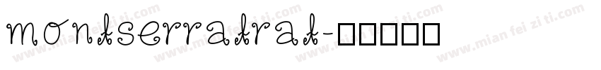 montserratrat字体转换