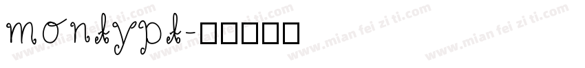 montypt字体转换