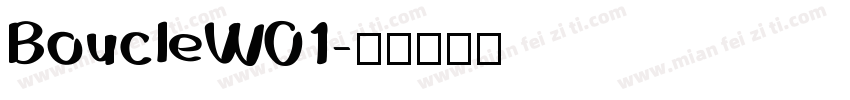 BoucleW01字体转换