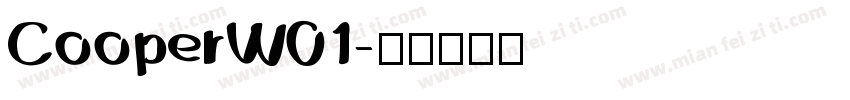 CooperW01字体转换