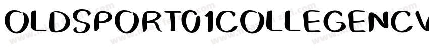 OLDSPORT01COLLEGENCV字体转换