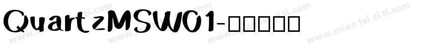 QuartzMSW01字体转换