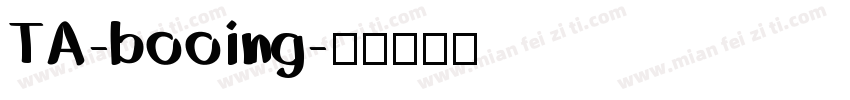 TA-booing字体转换