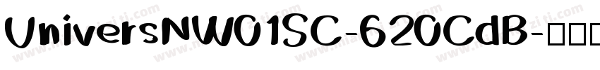 UniversNW01SC-620CdB字体转换