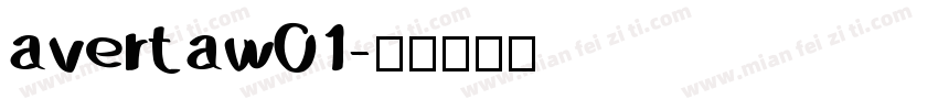 avertaw01字体转换