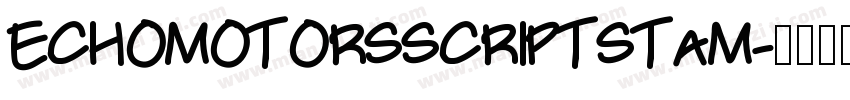 ECHOMOTORSSCRIPTSTAM字体转换