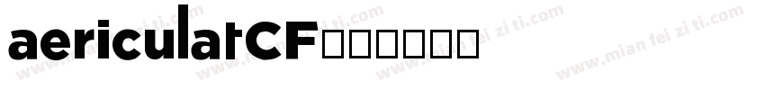 aericulatCF字体转换