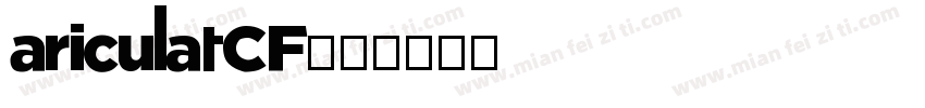 ariculatCF字体转换