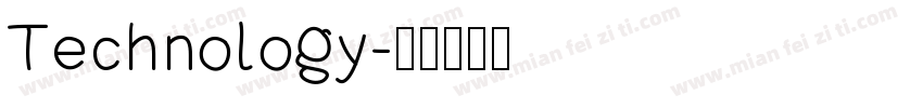 Technology字体转换
