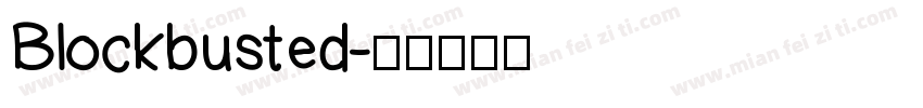 Blockbusted字体转换