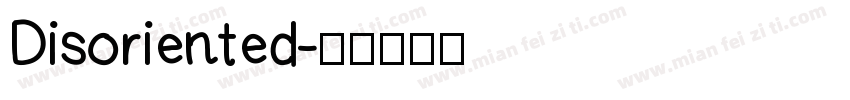Disoriented字体转换