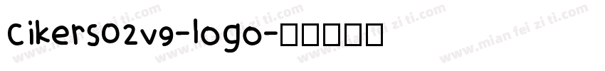 cikers02v9-logo字体转换