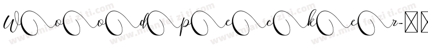 Woodpecker字体转换