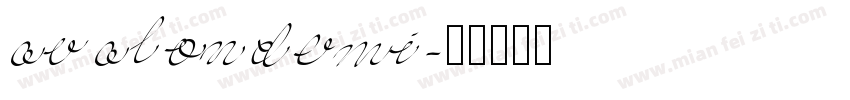 avalondemi字体转换