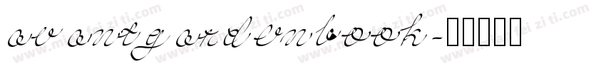avantgardenbook字体转换