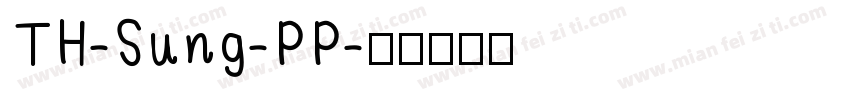 TH-Sung-PP字体转换