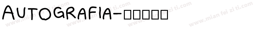Autografia字体转换