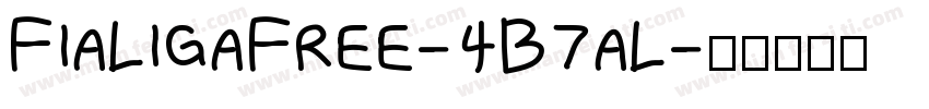 FialigaFree-4B7al字体转换