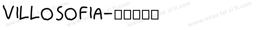 Villosofia字体转换