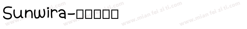 Sunwira字体转换