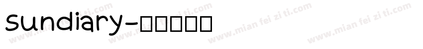 sundiary字体转换