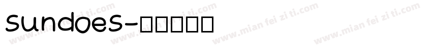 sundoes字体转换