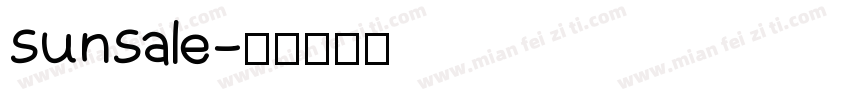 sunsale字体转换