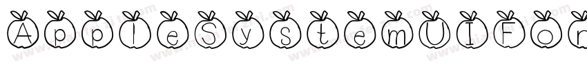 AppleSystemUIFont字体转换