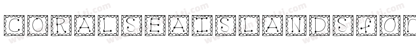 CORALSEAISLANDSfont字体转换