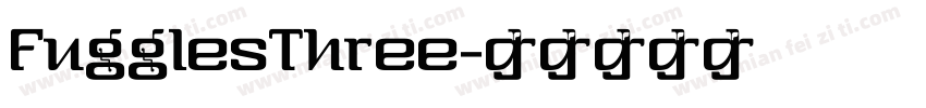 FugglesThree字体转换