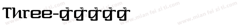 Three字体转换